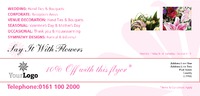 Florists 1/3rd A4 Flyers by Templatecloud 