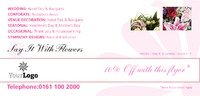 Florists 1/3rd A4 Flyers by Templatecloud 