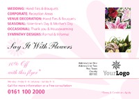 Florists A5 Flyers by Templatecloud 
