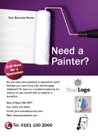 Painters and Decorators A6 Flyers by Templatecloud 