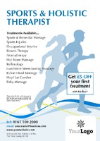 Massage A5 Flyers by Templatecloud 