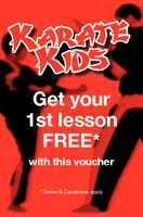 Karate Business Card  by Templatecloud 