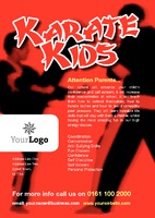 Karate A5 Flyers by Templatecloud 
