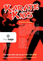 Karate A6 Leaflets by Templatecloud 