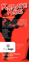 Karate 1/3rd A4 Leaflets by Templatecloud 