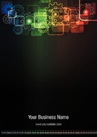 Night Club A4 Stationery by Templatecloud