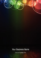 Night Club A4 Stationery by Templatecloud