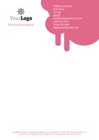 Nursery A4 Stationery by Templatecloud 