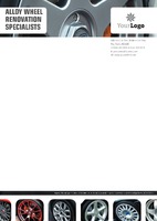 Automotive A4 Stationery by Templatecloud 