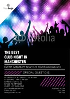 Clubs A5 Flyers by Templatecloud 