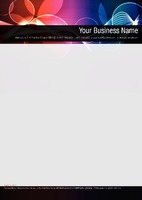 Night Club A4 Stationery by Templatecloud 