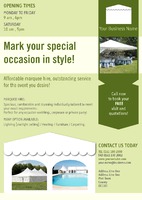 Event Organisers A4 Flyers by Templatecloud 