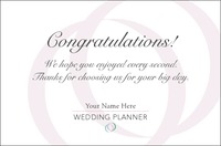 Wedding Planners Business Card  by Templatecloud 