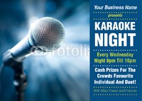 Karaoke A5 Flyers by Templatecloud 