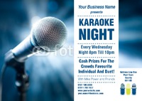 Karaoke A5 Flyers by Templatecloud 