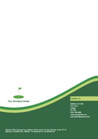 Sports A4 Stationery by Templatecloud 