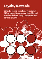 Restaurant A7 Leaflets by Templatecloud