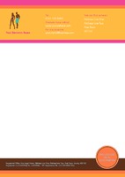 Tanning Salon A4 Stationery by Templatecloud 