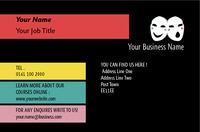 Acting Class Business Card  by Templatecloud 