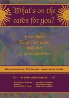 Tarot Card Reader A4 Flyers by Templatecloud 