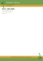 Gardening A4 Stationery by Templatecloud 