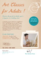 Art & Design A5 Flyers by Templatecloud 