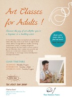 Art & Design A6 Flyers by Templatecloud 