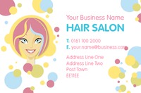 Hair Business Card  by Templatecloud 