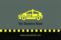Taxi Business Card  by Templatecloud