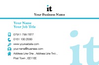 Technology Business Card  by Templatecloud 