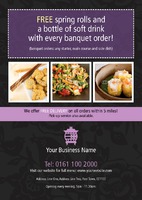 Takeaway A4 Flyers by Templatecloud