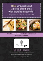 Takeaway A4 Flyers by Templatecloud