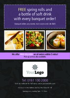 Takeaway A5 Flyers by Templatecloud