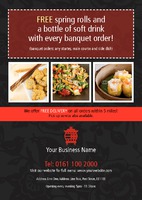 Takeaway A5 Flyers by Templatecloud