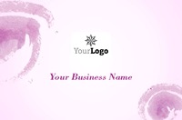 Salon Business Card  by Templatecloud 