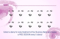 Salon Business Card  by Templatecloud 