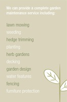 Garden Maintenance Business Card  by Templatecloud