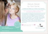 Beauty Salon A6 Flyers by Templatecloud 