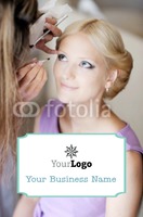 Beauty Salon Business Card  by Templatecloud 