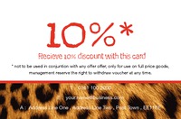 Retail Business Card  by Templatecloud