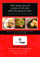 Takeaway A4 Flyers by Templatecloud