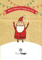  Edit & Go: Large (Folds to A5) Christmas Cards by Templatecloud 
