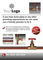 Plumbers A5 Flyers by Templatecloud 