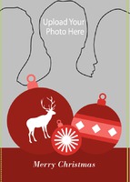  Edit & Go: Regular (Folds to A6) Christmas Cards by Templatecloud 