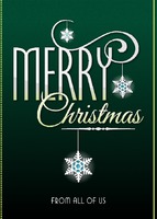  Edit & Go: Regular (Folds to A6) Christmas Cards by Templatecloud 