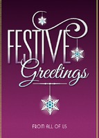  Edit & Go: Regular (Folds to A6) Christmas Cards by Templatecloud 