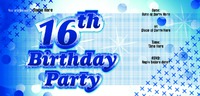 Birthday Party 1/3rd A4 Flyers by Templatecloud 
