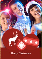  Edit & Go: Regular (Folds to A6) Christmas Cards by Templatecloud 