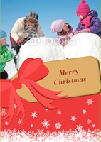  Edit & Go: Large (Folds to A5) Christmas Cards by Templatecloud 