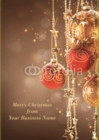  Edit & Go: Large (Folds to A5) Christmas Cards by Templatecloud 